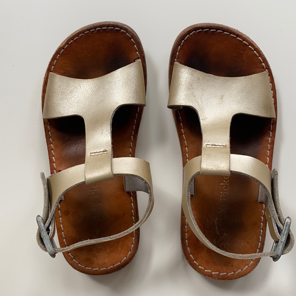 Freshly Picked Gold Sandals